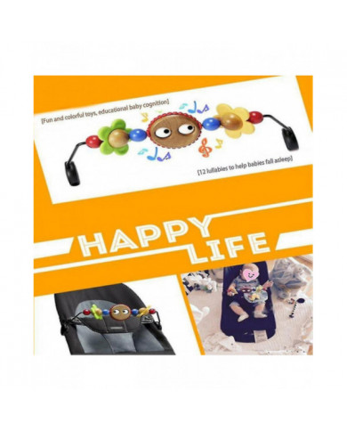 Chaise de bascule de chéri assortissant le jouet de musique d’aide de sommeil