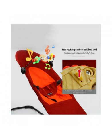 Chaise de bascule de chéri assortissant le jouet de musique d’aide de sommeil