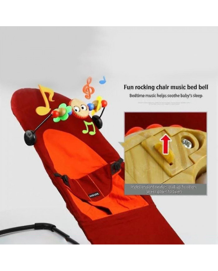 Chaise de bascule de chéri assortissant le jouet de musique d’aide de sommeil