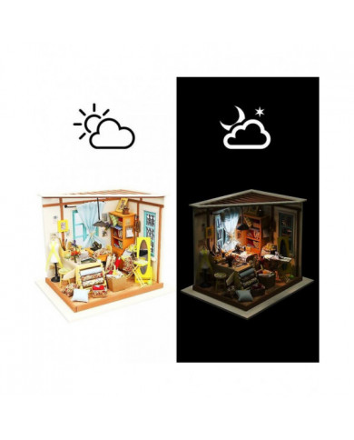 Rolife Maison de poupée Bricolage Lisa Tailor Shop Avec Meubles Enfants Adultes Grils Maison De Poupée Miniature [...]