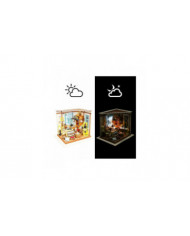 Rolife Maison de poupée Bricolage Lisa Tailor Shop Avec Meubles Enfants Adultes Grils Maison De Poupée Miniature [...]