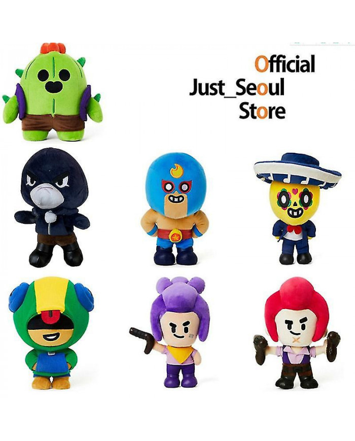 Poupée Jeu Mobile Wilderness Carte de Combat Poupée Jouet Brawl Stars Standing Peluche
