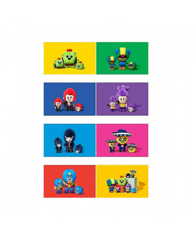 Poupée Jeu Mobile Wilderness Carte de Combat Poupée Jouet Brawl Stars Standing Peluche