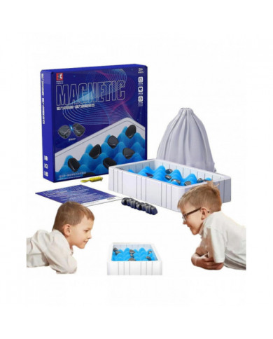 Jeu magnétique de table, jeu de plateau d’échecs avec magnétique, jeu d’échecs, jeu de société en pierre [...]