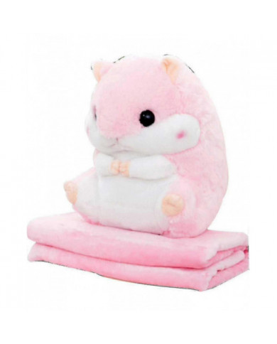 Mignon peluche Hamster Peluche Jouets d’animaux avec couverture