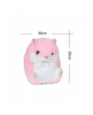 Mignon peluche Hamster Peluche Jouets d’animaux avec couverture