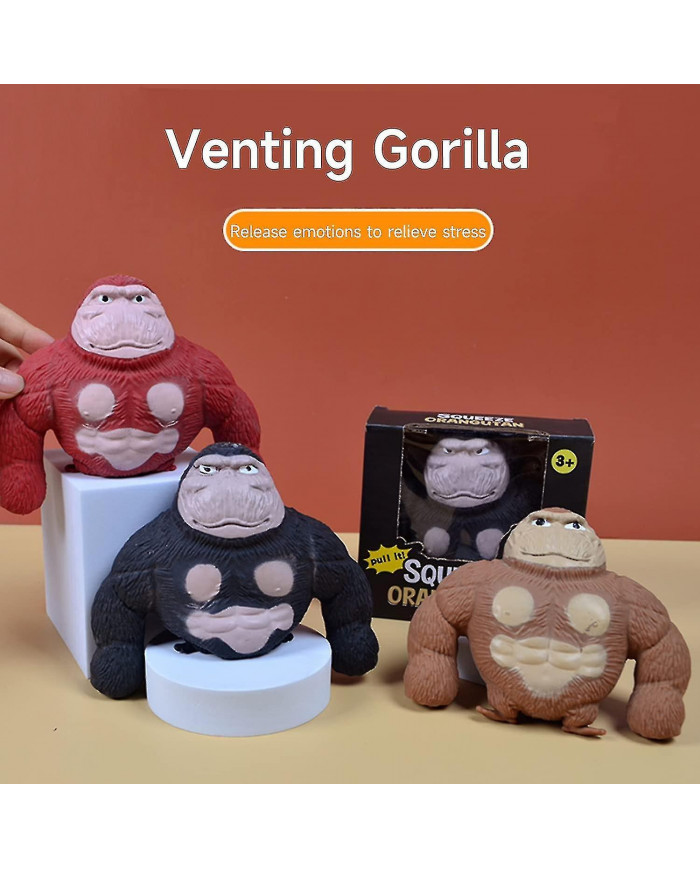 Jouets de singe extensible, Splat Monkey Stress Relief Toy, Squeeze Monkey Splat jouets, Stress Relief Fidge