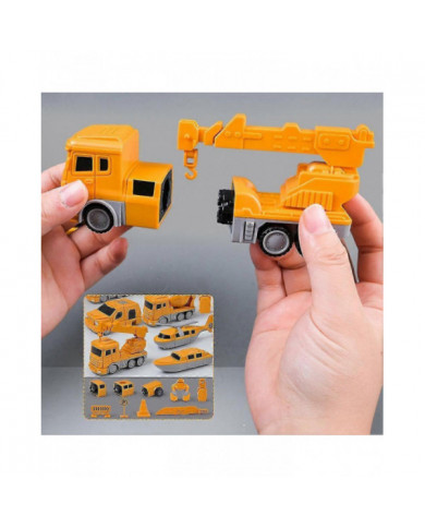 Jouets assemblés de voiture d’ingénierie de transformation magnétique
