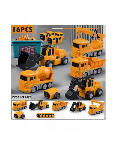 Jouets assemblés de voiture d’ingénierie de transformation magnétique