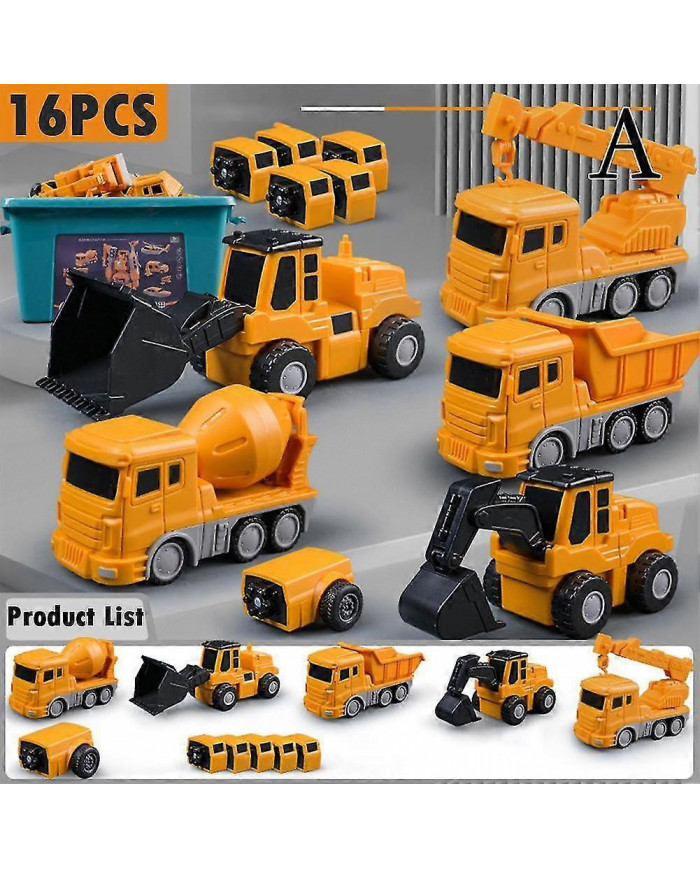 Jouets assemblés de voiture d’ingénierie de transformation magnétique