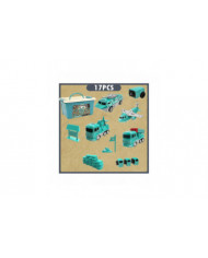 Jouets assemblés de voiture d’ingénierie de transformation magnétique