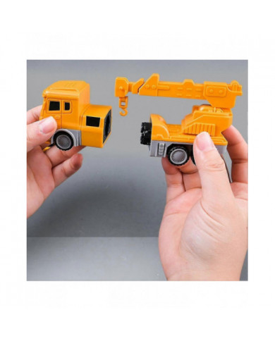 Jouets assemblés de voiture d’ingénierie de transformation magnétique