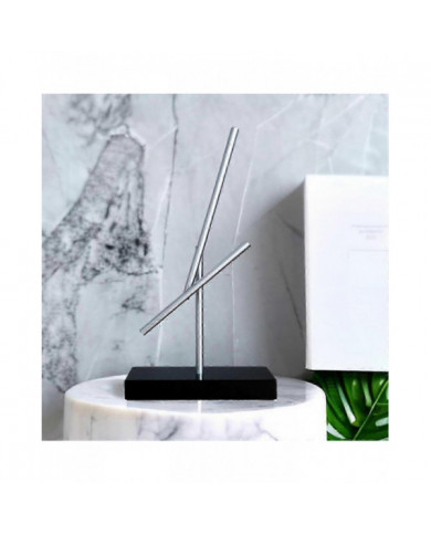 Pendule cinétique oscillant rechargeable mouvement perpétuel ornement de maison bureau Anti-gr