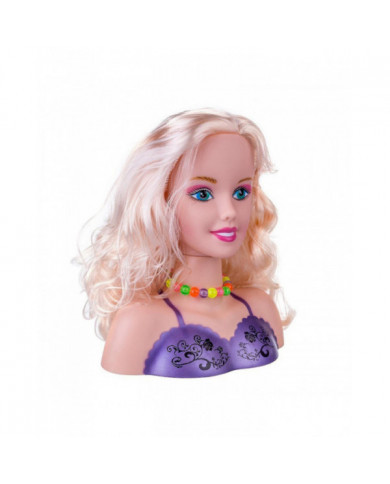 35 Pcs Jouet Enfants Maquillage Faire semblant Playset Styling Tête Poupée Coiffure Beauté Jeu Avec Sèche-Cheveux Cadeau