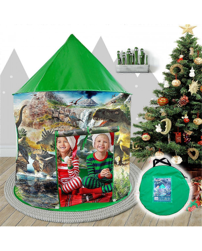 Dinosaur Kids Play Tent Toys Gifts For Boys Girls Toddler 1 2 3 4 5 6+ Years Old Outdoor Indoor Up Instant Playhouse