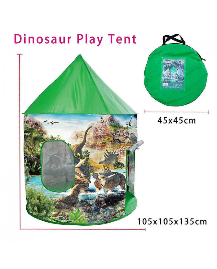 Dinosaur Kids Play Tent Toys Gifts For Boys Girls Toddler 1 2 3 4 5 6+ Years Old Outdoor Indoor Up Instant Playhouse