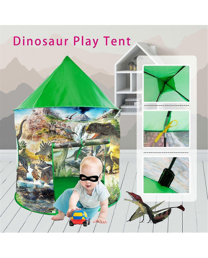 Dinosaur Kids Play Tent Toys Gifts For Boys Girls Toddler 1 2 3 4 5 6+ Years Old Outdoor Indoor Up Instant Playhouse