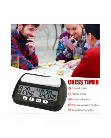 Horloge d’échecs numérique de base et minuterie de jeu, horloge montre numérique minuterie-fcy