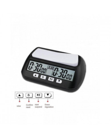 Horloge d’échecs numérique de base et minuterie de jeu, horloge montre numérique minuterie-fcy