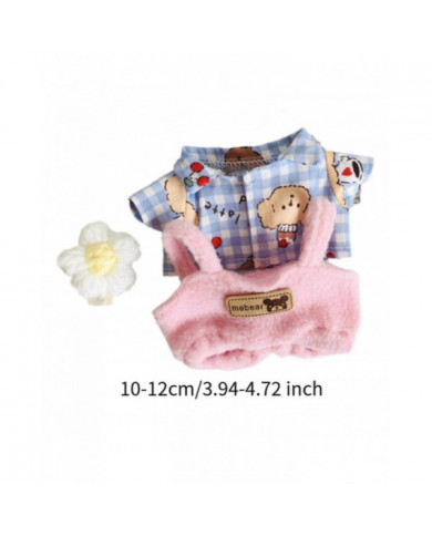 Poupée en peluche Vêtements Photo Props Habillage Costumes de bricolage Animaux en peluche Vêtements tee blanc