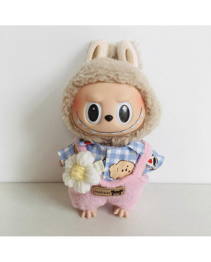 Poupée en peluche Vêtements Photo Props Habillage Costumes de bricolage Animaux en peluche Vêtements tee blanc