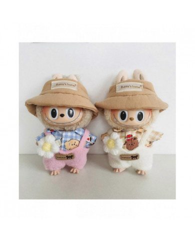 Poupée en peluche Vêtements Photo Props Habillage Costumes de bricolage Animaux en peluche Vêtements tee blanc