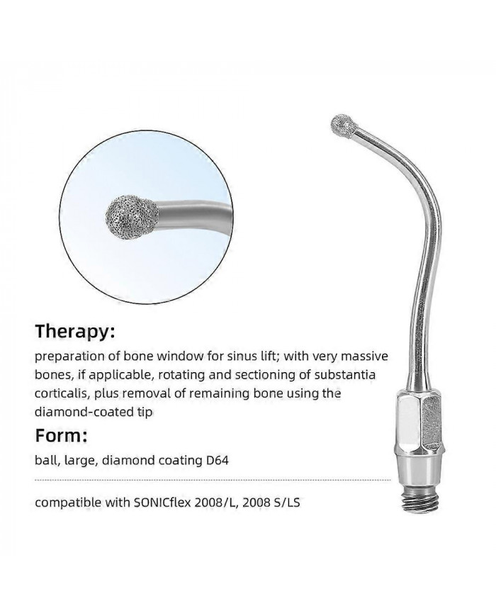 Fsw Azdent Dental Ultrasonic Sonicflex Scaler Tips Pour Pièce À Main Kavo Sonicflex 2008 / l 2008 S / ls Dentistry [...]