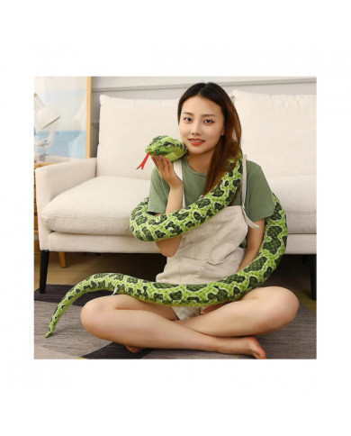200 cm / 300 cm Serpents Géants Jouet En Peluche Simulation Long Python Doré Peluche Serpent Peluche Enfants [...]
