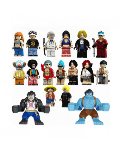 17Pcs One Piece Action Figures Building Block Sets 1.77/3.14 Inches Collectible Anime One Piece Action Figures [...]