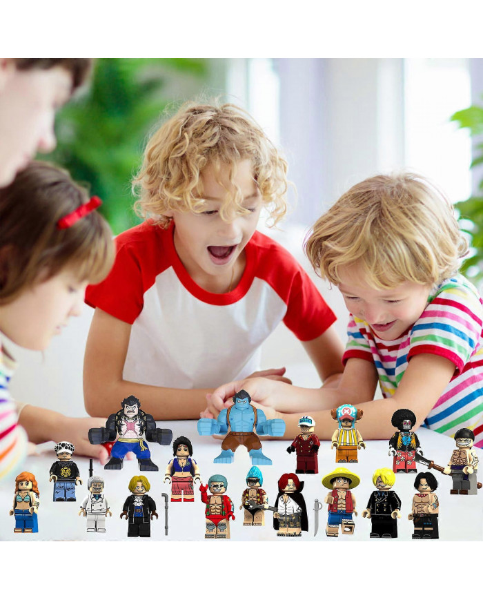 17Pcs One Piece Action Figures Building Block Sets 1.77/3.14 Inches Collectible Anime One Piece Action Figures [...]