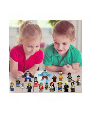 17Pcs One Piece Action Figures Building Block Sets 1.77/3.14 Inches Collectible Anime One Piece Action Figures [...]