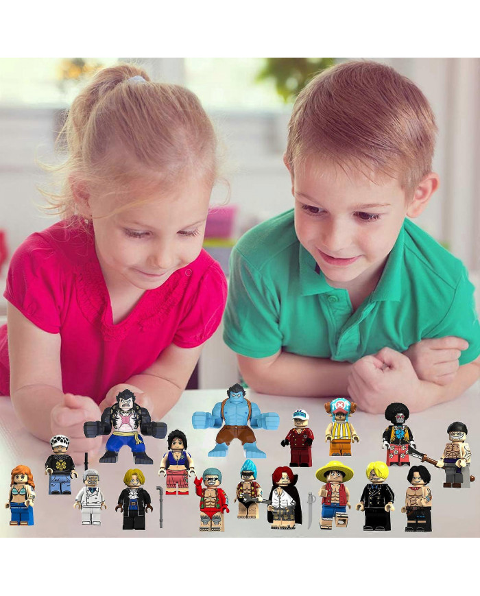 17Pcs One Piece Action Figures Building Block Sets 1.77/3.14 Inches Collectible Anime One Piece Action Figures [...]