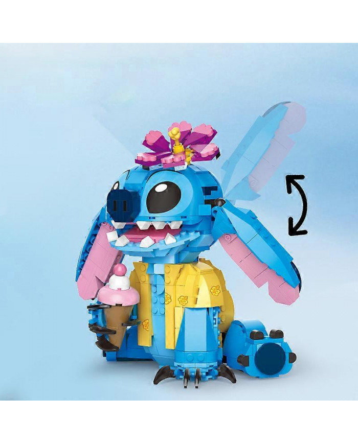 Miniso Disney 2024 Nouveau 730pcs Stitch Compatible 43249 Blocs de construction Bricks Stitch Fille Garçon [...]
