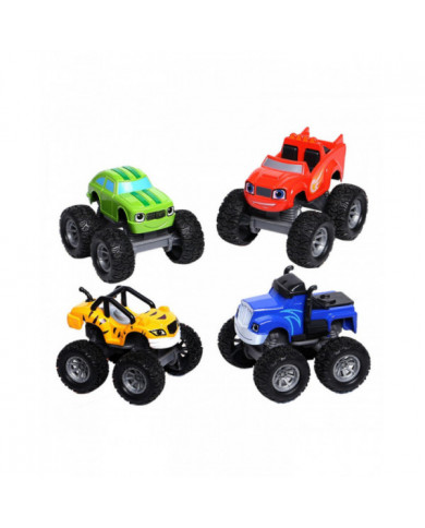 Nouveau Hot Blaze And The Monster Machines Racers 4 Pack, ensemble de véhicules à pousser en métal moulé sous [...]