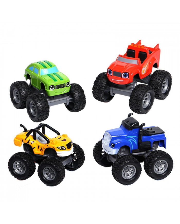 Nouveau Hot Blaze And The Monster Machines Racers 4 Pack, ensemble de véhicules à pousser en métal moulé sous [...]