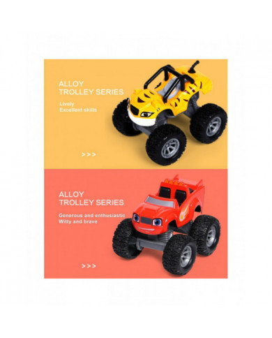 Nouveau Hot Blaze And The Monster Machines Racers 4 Pack, ensemble de véhicules à pousser en métal moulé sous [...]