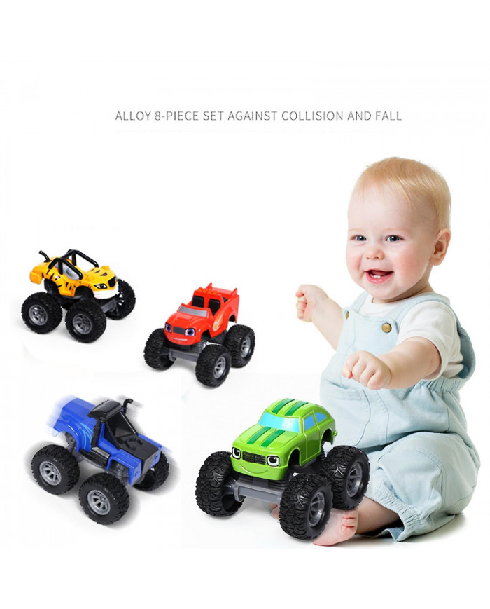 Nouveau Hot Blaze And The Monster Machines Racers 4 Pack, ensemble de véhicules à pousser en métal moulé sous [...]