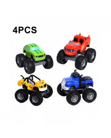 Nouveau Hot Blaze And The Monster Machines Racers 4 Pack, ensemble de véhicules à pousser en métal moulé sous [...]