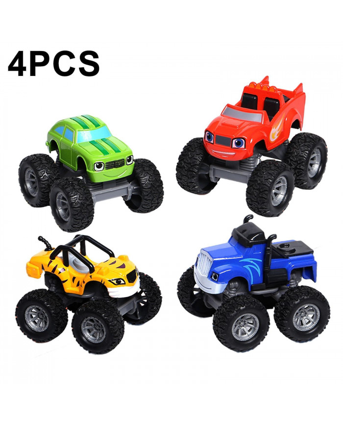 Nouveau Hot Blaze And The Monster Machines Racers 4 Pack, ensemble de véhicules à pousser en métal moulé sous [...]