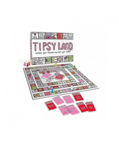 Tipsy Party Board GameParty board game, fun drinking game for friends