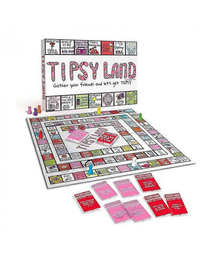 Tipsy Party Board GameParty board game, fun drinking game for friends