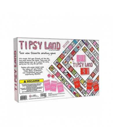 Tipsy Party Board GameParty board game, fun drinking game for friends