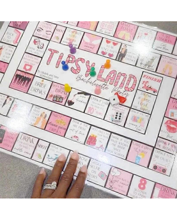 Tipsy Party Board GameParty board game, fun drinking game for friends