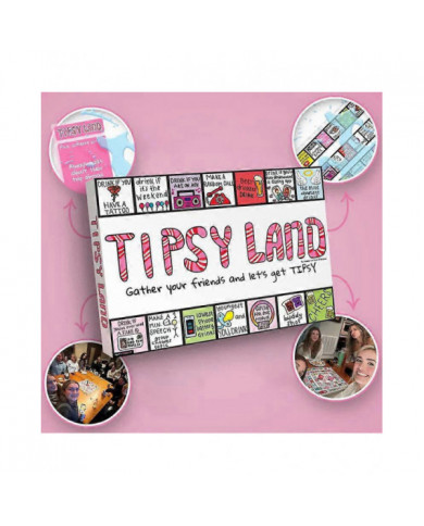 Tipsy Party Board GameParty board game, fun drinking game for friends