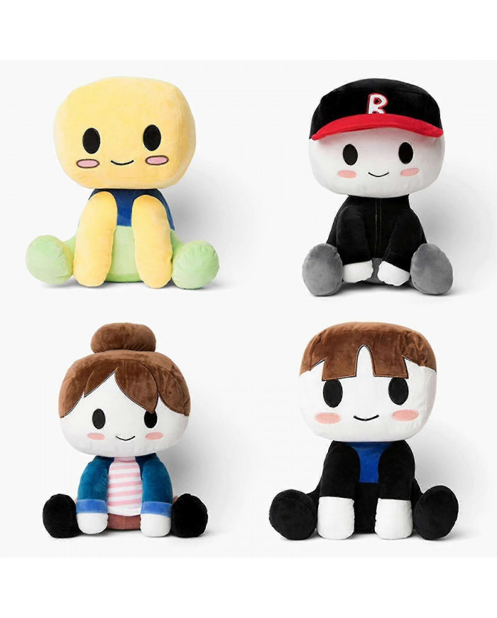 Blox Buddies Plush,12" Blox Buddies Noob Buddy Plushie Toys For Fans And Friends Beautifully Plush Doll Gifts
