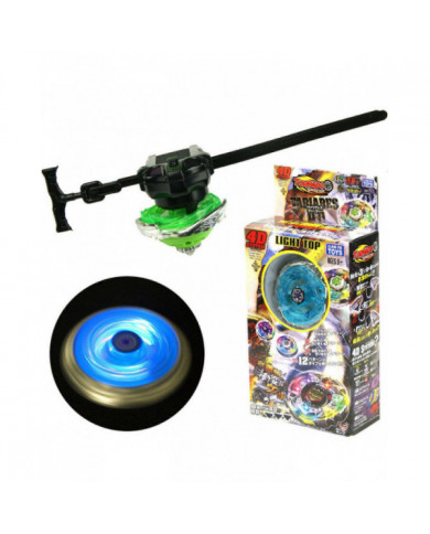 Gyroscope lumineux avec gyroscope de combat de lumière coloré avec lanceur de règle de traction pour jeu [...]
