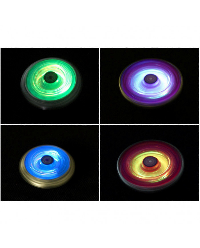 Gyroscope lumineux avec gyroscope de combat de lumière coloré avec lanceur de règle de traction pour jeu [...]