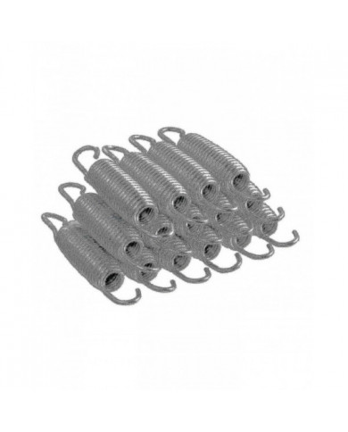 Ensemble de 15 ressorts de remplacement de trampoline, galvanisés robustes, différentes tailles