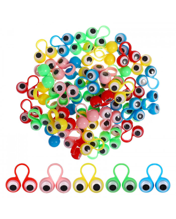 50 Pcs Doigt Jouet Éducatif Intelligent Doigt Jouet Grands Yeux Doigt Bague Marionnettes Drôle Doigt Jeu Jouet [...]