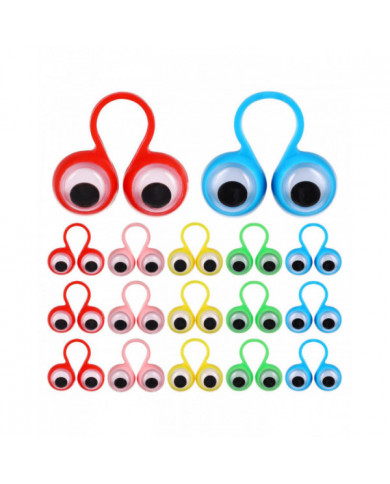 50 Pcs Doigt Jouet Éducatif Intelligent Doigt Jouet Grands Yeux Doigt Bague Marionnettes Drôle Doigt Jeu Jouet [...]